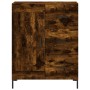 Aparador alto madera contrachapada roble ahumado 69,5x34x180 cm de vidaXL, Aparadores - Ref: Foro24-3198662, Precio: 182,59 €...