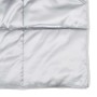 Edredón de Invierno Plateado 220 x 260 cm Satén y Microfibra en Ropa de cama | Comprar online en Foru.es