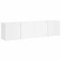 Muebles para TV de pared 2 unidades blanco 80x30x41 cm en Muebles TV | Comprar online en Foru.es