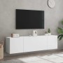 Muebles para TV de pared 2 unidades blanco 80x30x41 cm en Muebles TV | Comprar online en Foru.es