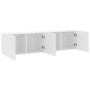 Muebles para TV de pared 2 unidades blanco 80x30x41 cm en Muebles TV | Comprar online en Foru.es