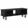Soporte de TV Roble Negro 100 x 35 x 35 cm Madera de ingeniería en Muebles TV | Comprar online en Foru.es