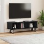 Soporte de TV Roble Negro 100 x 35 x 35 cm Madera de ingeniería en Muebles TV | Comprar online en Foru.es