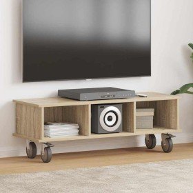 Soporte de TV Roble Sonoma 100 x 35 x 35 cm en Muebles TV | Comprar online en Foru.es