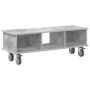 Soporte de TV Gris Concreto 100 x 35 x 35 cm en Muebles TV | Comprar online en Foru.es