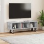 Soporte de TV Gris Concreto 100 x 35 x 35 cm en Muebles TV | Comprar online en Foru.es