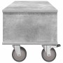 Soporte de TV Gris Concreto 100 x 35 x 35 cm en Muebles TV | Comprar online en Foru.es