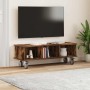 Soporte de TV Roble ahumado 100 x 35 x 35 cm en Muebles TV | Comprar online en Foru.es