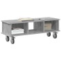 Soporte de TV Gris Sonoma 100 x 35 x 35 cm Madera de ingeniería en Muebles TV | Comprar online en Foru.es