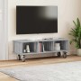 Soporte de TV Gris Sonoma 100 x 35 x 35 cm Madera de ingeniería en Muebles TV | Comprar online en Foru.es