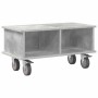 Soporte de TV Gris Concreto 68,5 x 35 x 35 cm en Muebles TV | Comprar online en Foru.es