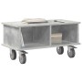 Soporte de TV Gris Concreto 68,5 x 35 x 35 cm en Muebles TV | Comprar online en Foru.es