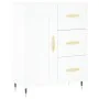 Hohes weißes Sperrholz-Sideboard 69,5 x 34 x 180 cm von vidaXL, Sideboards - Ref: Foro24-3189997, Preis: 169,19 €, Rabatt: %