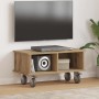 Soporte de TV Roble artesanal 68,5 x 35 x 35 cm en Muebles TV | Comprar online en Foru.es