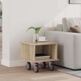 Soporte de TV Roble Sonoma 37 x 35 x 35 cm Madera de ingeniería en Muebles TV | Comprar online en Foru.es