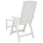 Tumbona de plástico blanco de vidaXL, Tumbonas - Ref: Foro24-364705, Precio: 82,23 €, Descuento: %