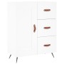 Aparador alto madera contrachapada blanco 69,5x34x180 cm de vidaXL, Aparadores - Ref: Foro24-3189989, Precio: 145,95 €, Descu...