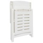 Tumbona de plástico blanco de vidaXL, Tumbonas - Ref: Foro24-364705, Precio: 82,23 €, Descuento: %