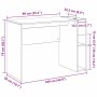 Escritorio Madera vieja 109 x 50 x 78 cm Madera de ingeniería en Oficina | Comprar online en Foru.es