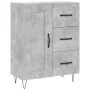 Aparador alto madera contrachapada gris hormigón 69,5x34x180 cm by vidaXL, Sideboards - Ref: Foro24-3190017, Price: 139,49 €,...