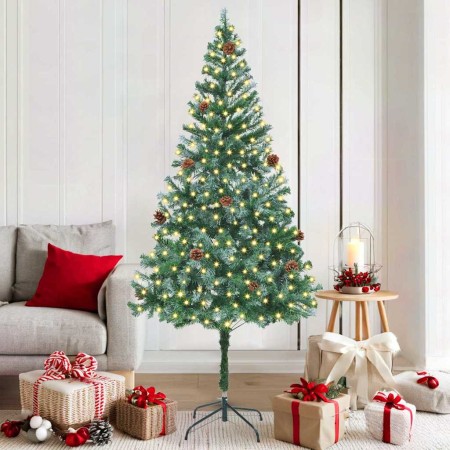 Árbol de Navidad artificial Verde 180 cm PVC y acero en Decoración Festiva y Estacional | Comprar online en Foru.es