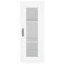 Aparador alto madera contrachapada blanco 34,5x34x180 cm de vidaXL, Aparadores - Ref: Foro24-3199489, Precio: 119,03 €, Descu...