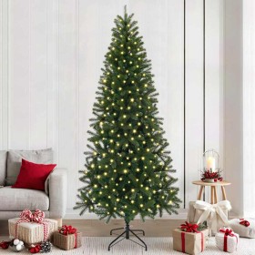 Árbol de Navidad artificial con 300 LED Verde 240 cm PE y PVC en Decoración Festiva y Estacional | Comprar online en Foru.es