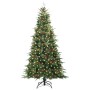 Árbol de Navidad artificial con ramas articuladas Verde 210 cm en Decoración Festiva y Estacional | Comprar online en Foru.es