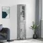 Gray concrete plywood sideboard 34.5x34x180 cm by vidaXL, Sideboards - Ref: Foro24-3199493, Price: 103,56 €, Discount: %