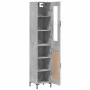 Gray concrete plywood sideboard 34.5x34x180 cm by vidaXL, Sideboards - Ref: Foro24-3199493, Price: 103,56 €, Discount: %