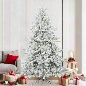 Árbol de Navidad artificial con ramas articuladas 210 cm PVC en Decoración Festiva y Estacional | Comprar online en Foru.es