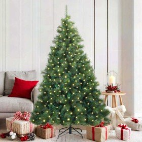Árbol de Navidad artificial con 300 LED Verde 180 cm PE y PVC en Decoración Festiva y Estacional | Comprar online en Foru.es