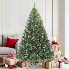 Árbol de Navidad artificial con 300 LED Verde 180 cm PE y PVC en Decoración Festiva y Estacional | Comprar online en Foru.es