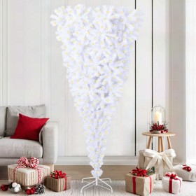 Árbol de Navidad artificial con 300 LED 210 cm PVC y Acero en Decoración Festiva y Estacional | Comprar online en Foru.es