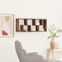 Estantería de pared madera ingeniería roble ahumado 36x16x90 cm en Estanterías | Comprar online en Foru.es