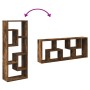 Estantería de pared madera ingeniería roble ahumado 36x16x90 cm en Estanterías | Comprar online en Foru.es