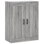 Aparador alto madera contrachapada gris sonoma 69,5x34x180 cm de vidaXL, Aparadores - Ref: Foro24-3200079, Precio: 129,17 €, ...