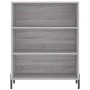 Aparador alto madera contrachapada gris sonoma 69,5x34x180 cm de vidaXL, Aparadores - Ref: Foro24-3200079, Precio: 129,17 €, ...