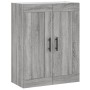Aparador alto madera contrachapada gris sonoma 69,5x34x180 cm de vidaXL, Aparadores - Ref: Foro24-3200095, Precio: 126,99 €, ...