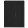 Aparador alto madera contrachapada negro 69,5x34x180 cm de vidaXL, Aparadores - Ref: Foro24-3200074, Precio: 145,13 €, Descue...