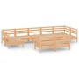 Juego muebles de jardín 10 piezas madera maciza pino en Conjuntos de jardín | Comprar online en Foru.es