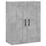 Aparador alto madera contrachapada gris hormigón 69,5x34x180 cm de vidaXL, Aparadores - Ref: Foro24-3200093, Precio: 123,37 €...