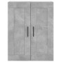 Aparador alto madera contrachapada gris hormigón 69,5x34x180 cm de vidaXL, Aparadores - Ref: Foro24-3200093, Precio: 123,37 €...