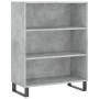 Aparador alto madera contrachapada gris hormigón 69,5x34x180 cm de vidaXL, Aparadores - Ref: Foro24-3200093, Precio: 123,37 €...
