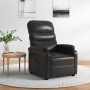 Sillón reclinable de cuero sintético negro en Sillones | Comprar online en Foru.es