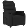 Sillón reclinable de cuero sintético negro en Sillones | Comprar online en Foru.es