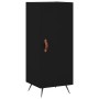Aparador de madera contrachapada negro 34,5x34x180 cm de vidaXL, Aparadores - Ref: Foro24-3199146, Precio: 102,79 €, Descuent...