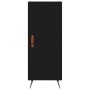 Aparador de madera contrachapada negro 34,5x34x180 cm de vidaXL, Aparadores - Ref: Foro24-3199146, Precio: 102,79 €, Descuent...