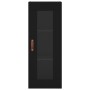Aparador de madera contrachapada negro 34,5x34x180 cm de vidaXL, Aparadores - Ref: Foro24-3199146, Precio: 102,79 €, Descuent...