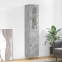 Gray concrete plywood sideboard 34.5x34x180 cm by vidaXL, Sideboards - Ref: Foro24-3199149, Price: 99,51 €, Discount: %
